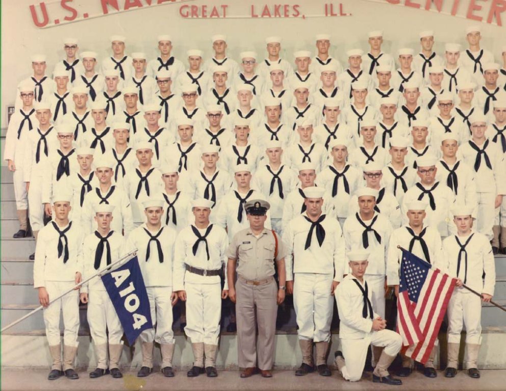 1968, Great Lakes NTC, Company A104