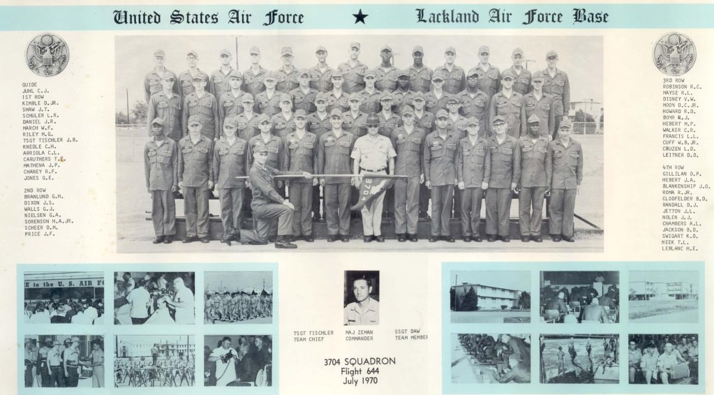 1970,LacklandAFB,Squadron 3704, Flight 644