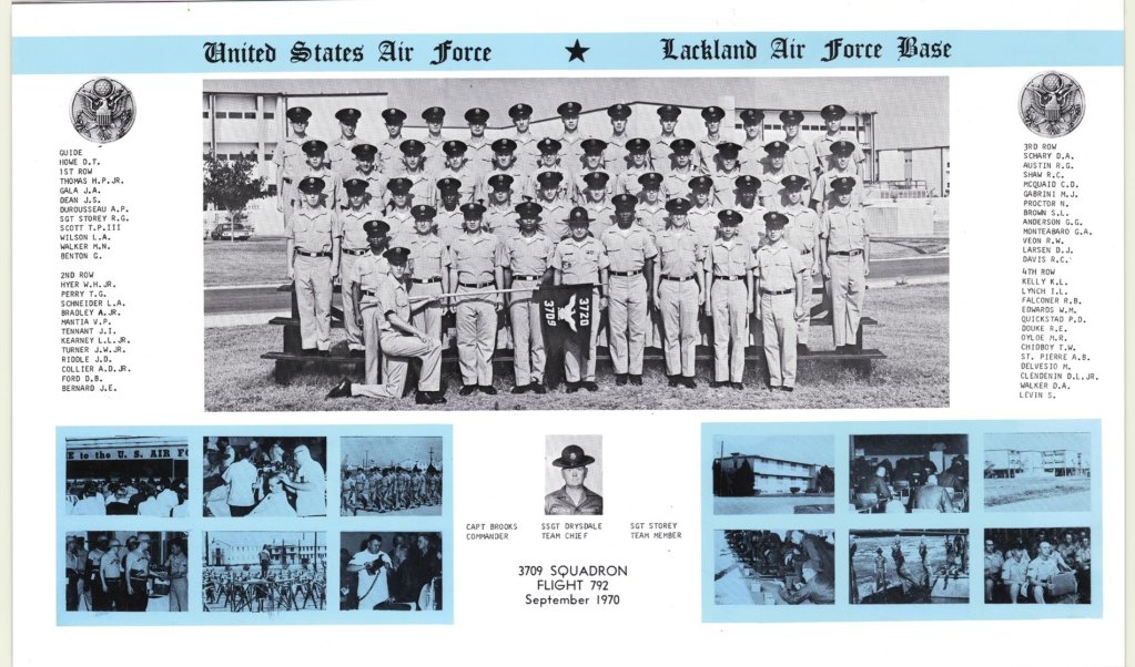 1970,LacklandAFB,Squadron 3709, Flight 792