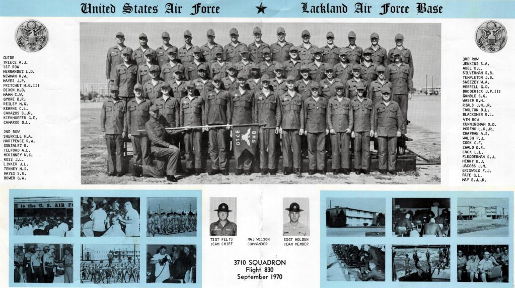 1970,LacklandAFB,Squadron 3710, Flight 830