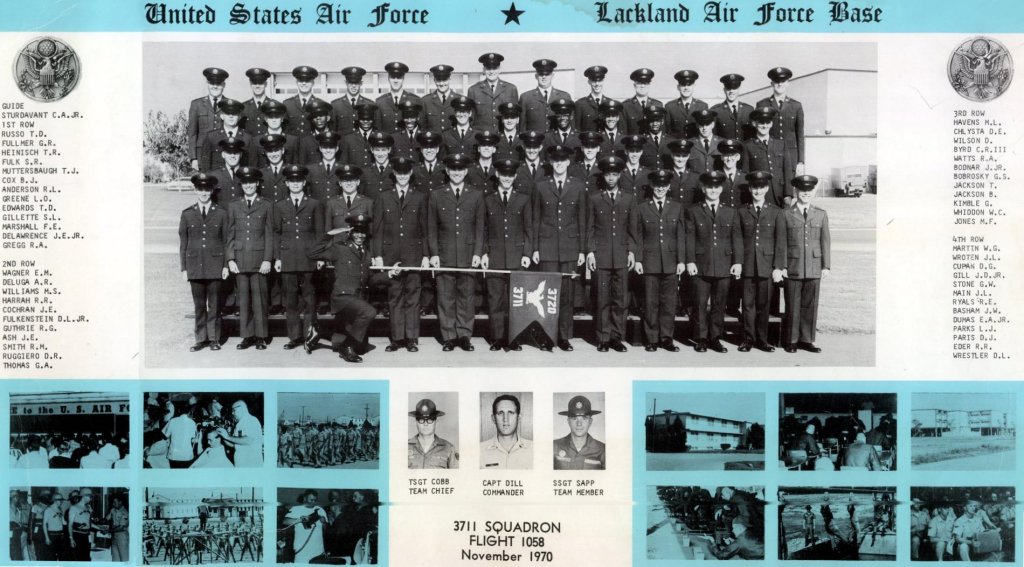 1970,LacklandAFB,Squadron 3711, Flight 1058