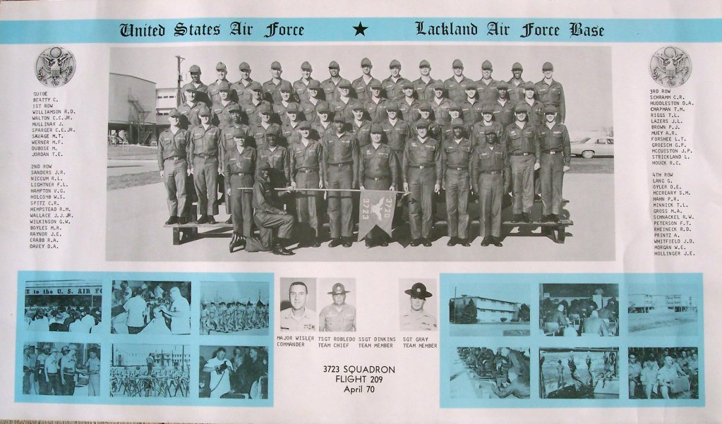 1970,LacklandAFB,Squadron 3723, Flight 209