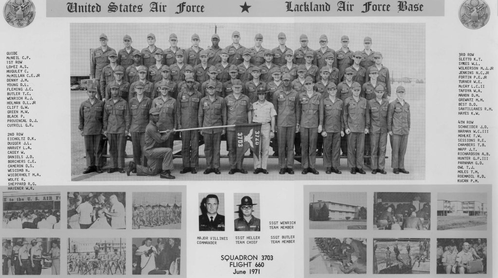 1971,LacklandAFB,Squadron 3703, Flight 660