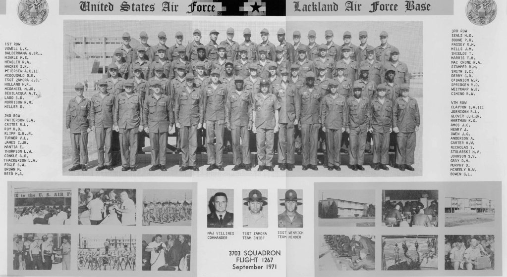 1971,LacklandAFB,Squadron 3703, Flight 1267