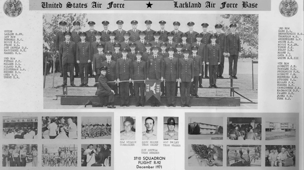 1971,LacklandAFB,Squadron 3710, Flight R-92