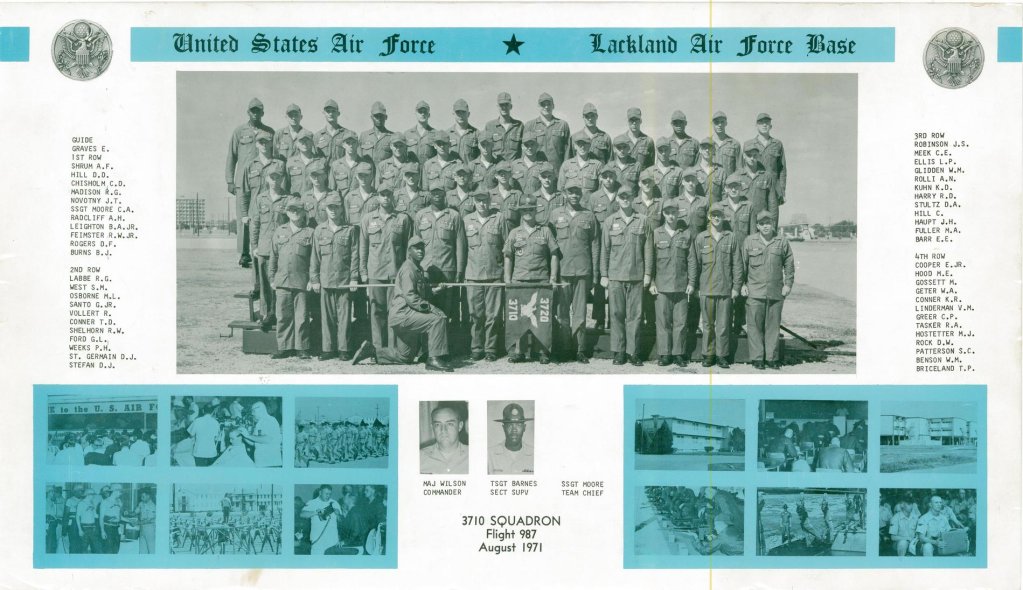 1971,LacklandAFB,Squadron 3710, Flight 0987