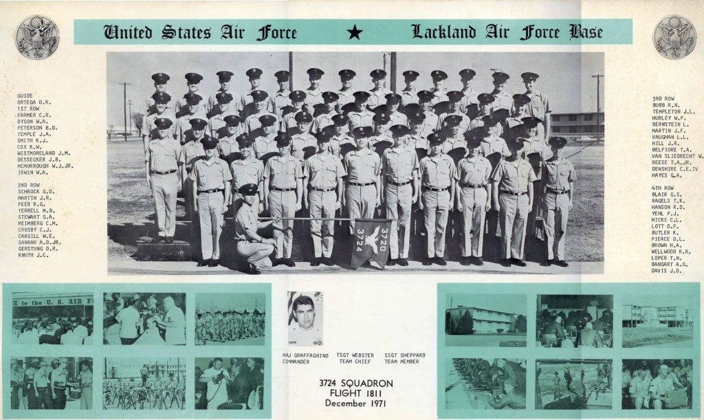 1971,LacklandAFB,Squadron 3724, Flight 1811