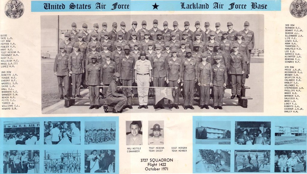 1971,LacklandAFB,Squadron 3727, Flight 1422