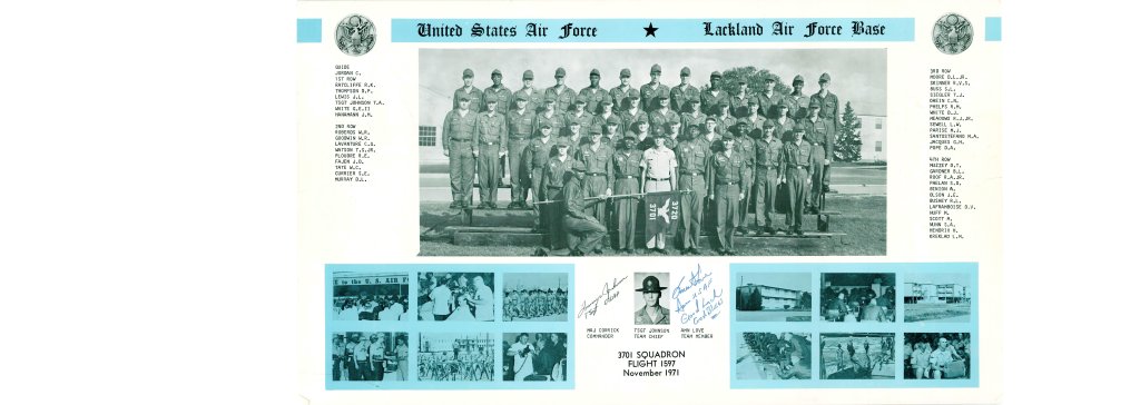 1971,Lackland AFB,Squadron 3701,Flight 1597