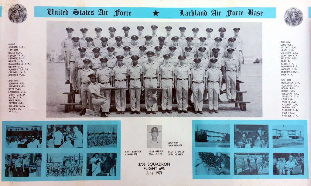 1971,Lackland AFB,Squadron 3706,Flight 693