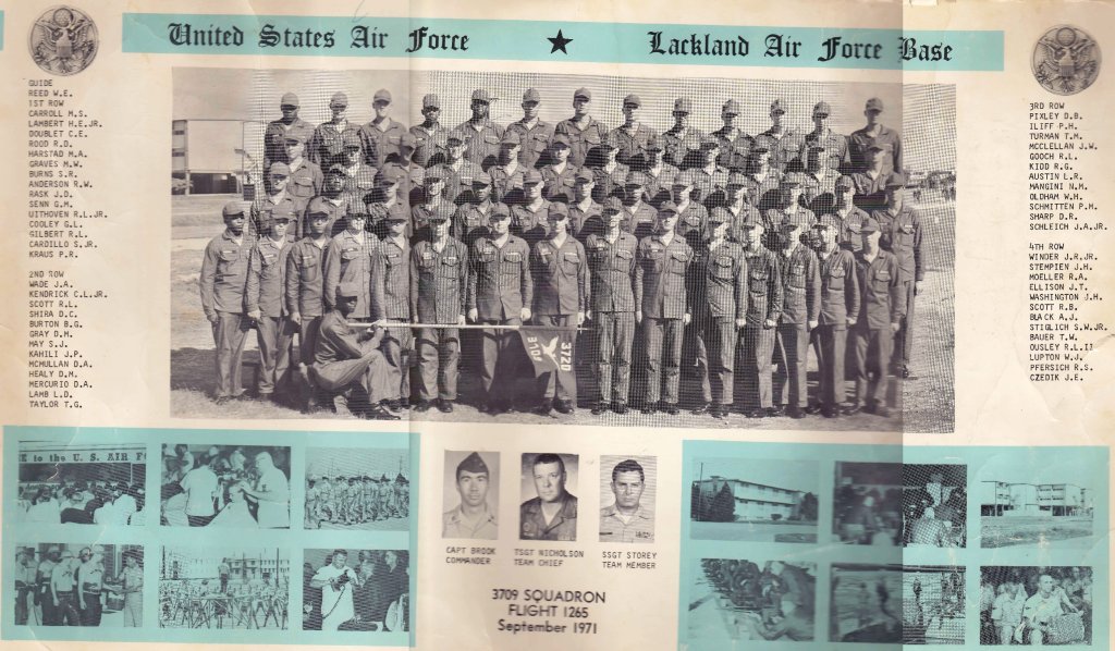 1971,Lackland AFB,Squadron 3709,Flight 1265