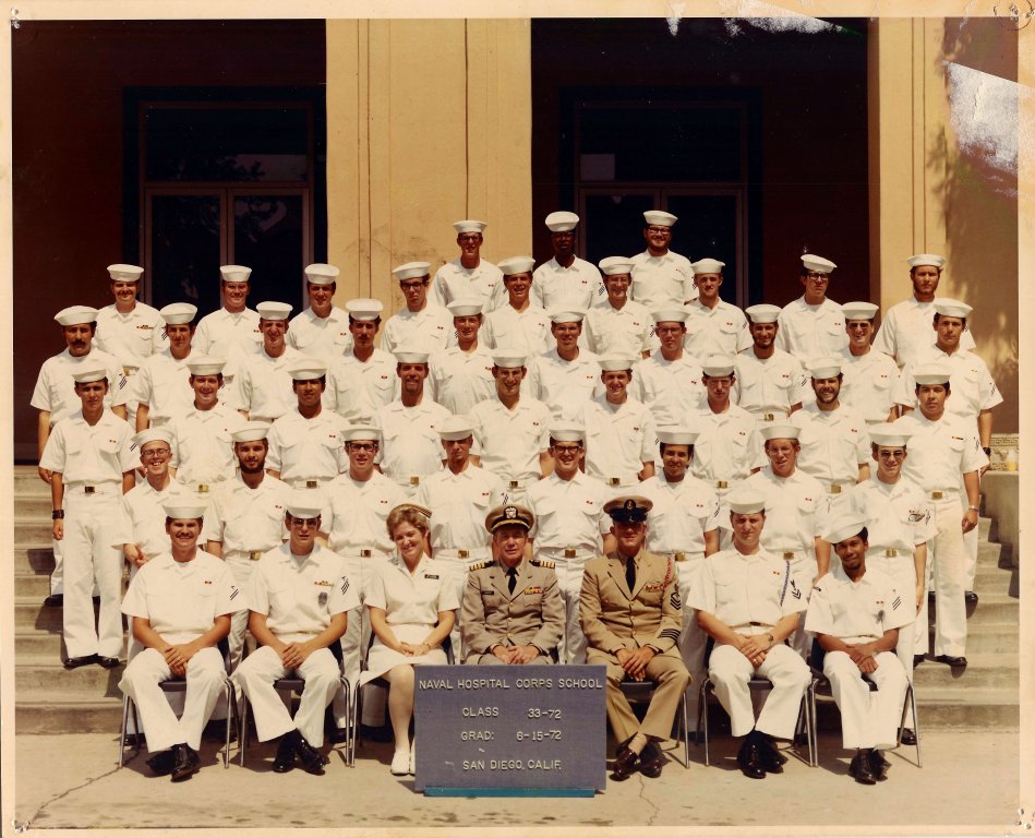 1972, Naval Hospital Corps School, San Diego, Class 3372