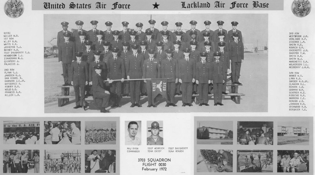 1972,LacklandAFB,Squadron 3703, Flight 0030
