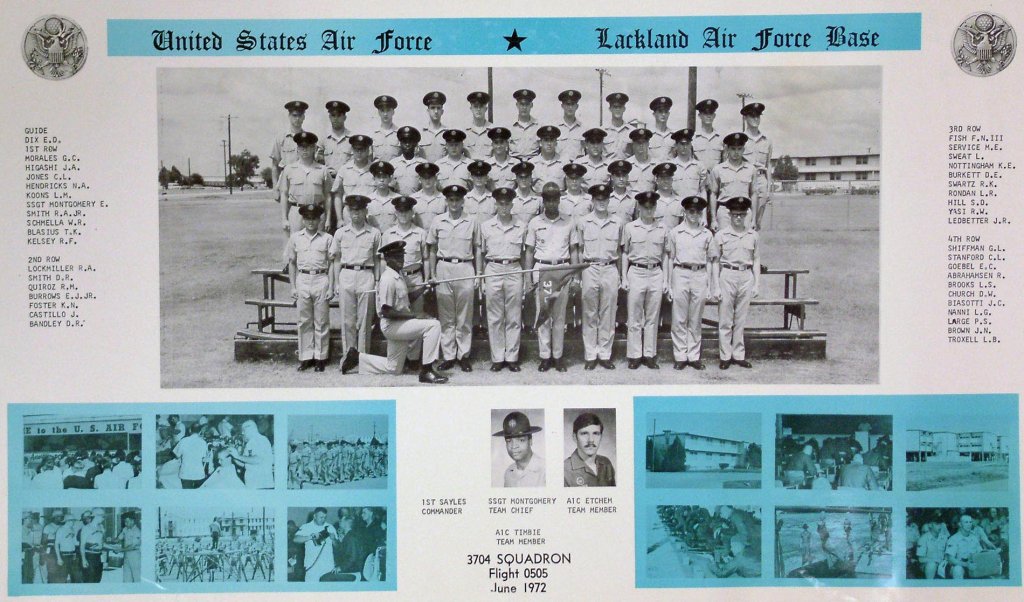 1972,LacklandAFB,Squadron 3704, Flight 505