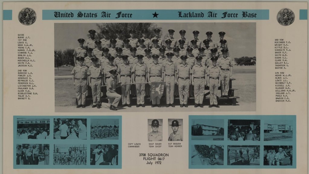 1972,LacklandAFB,Squadron 3708, Flight 0617