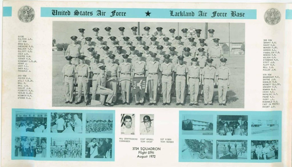 1972,LacklandAFB,Squadron 3724, Flight 0791