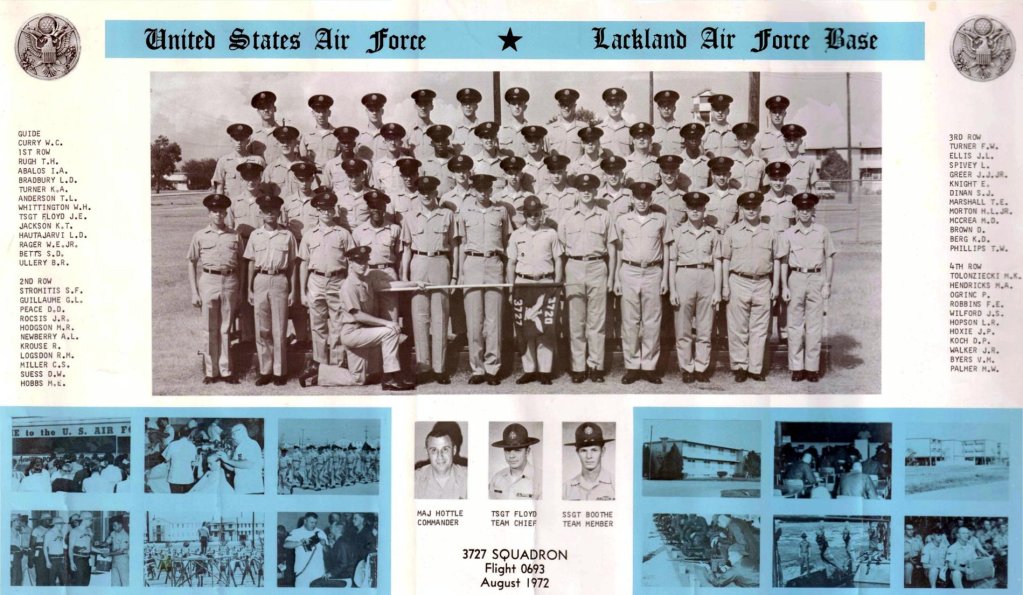 1972,LacklandAFB,Squadron 3727, Flight 693