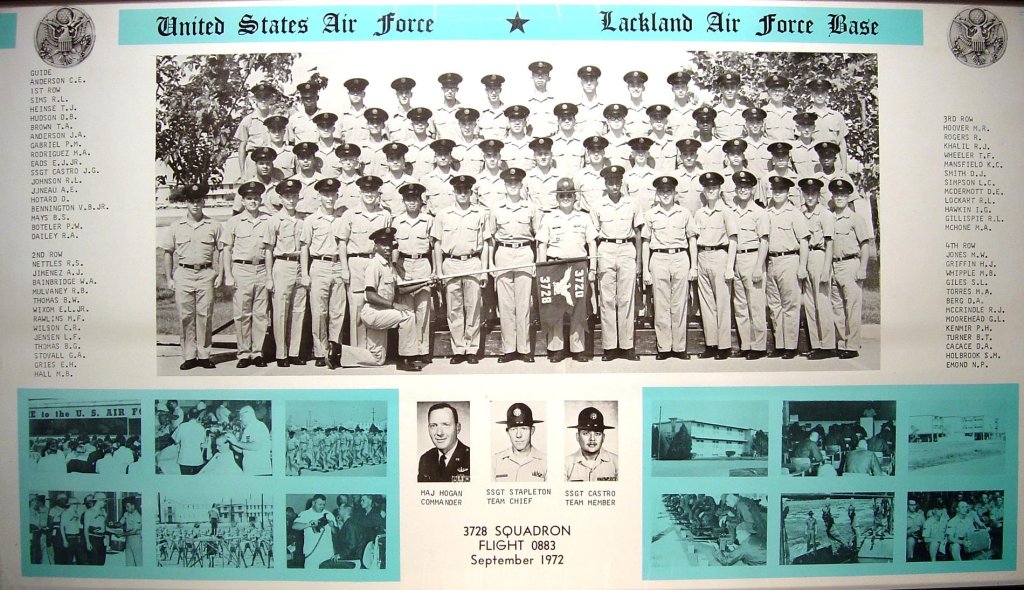 1972,LacklandAFB,Squadron 3728, Flight 883