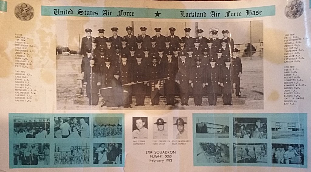 1972,Lackland AFB,Squadron 3704,Flight 0050