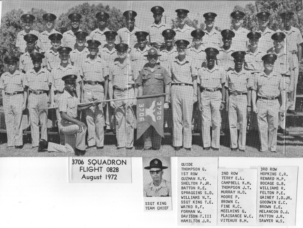 1972,Lackland AFB,Squadron 3706,Flight 0828