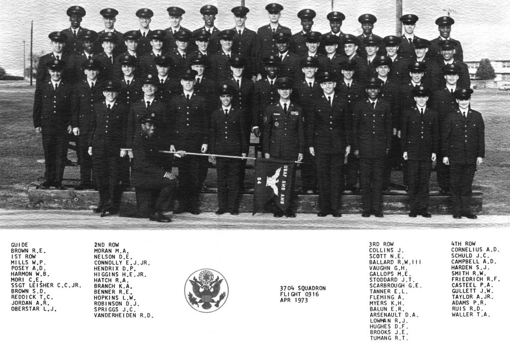 1973,LacklandAFB,Squadron 3704, Flight 316