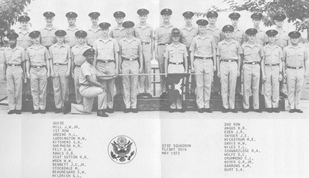 1973,LacklandAFB,Squadron 3707, Flight 516