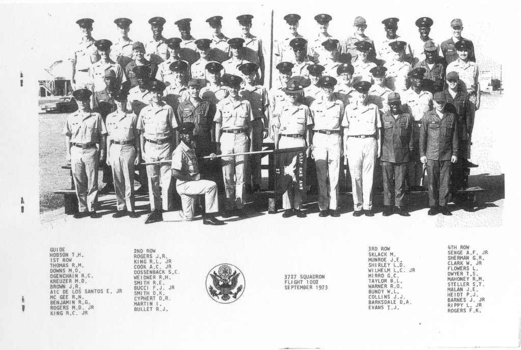 1973,LacklandAFB,Squadron 3727, Flight 1002
