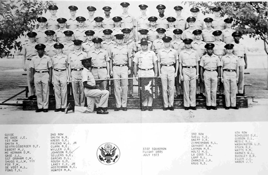 1973,Lackland AFB,Squadron 3707,Flight 885