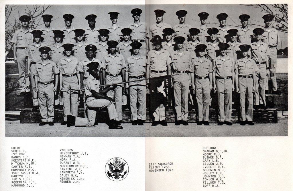 1973,Lackland AFB,Squadron 3710,Flight 1255