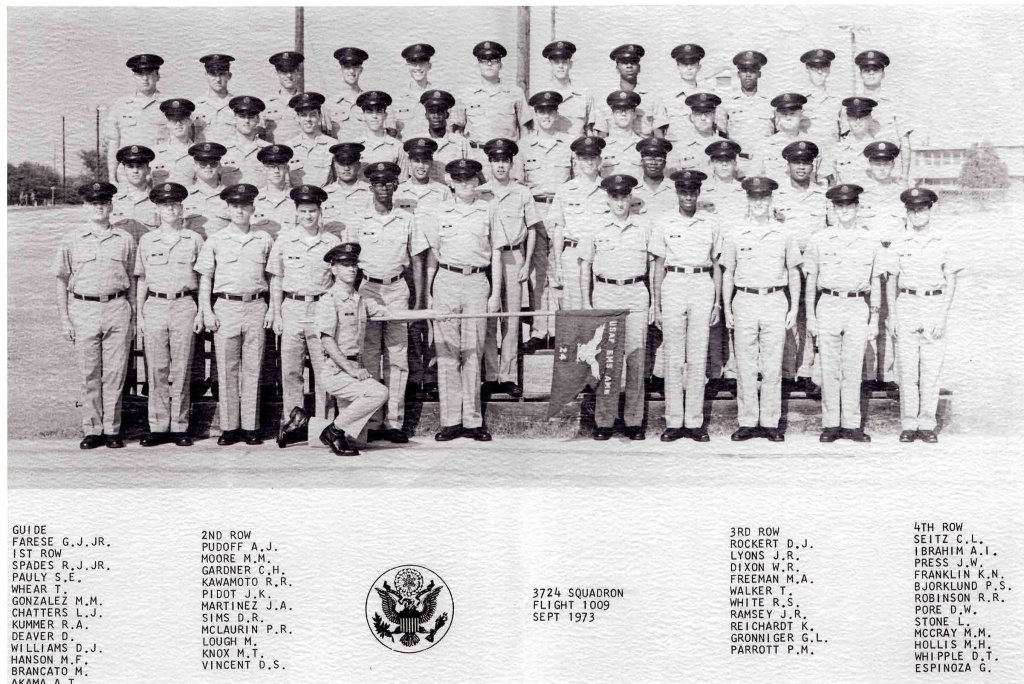 1973,Lackland AFB,Squadron 3724,Flight 1009