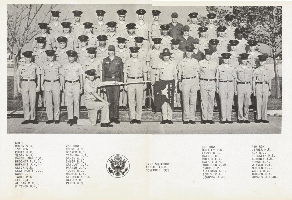 1973,Lackland AFB,Squadron 3728,Flight 1368