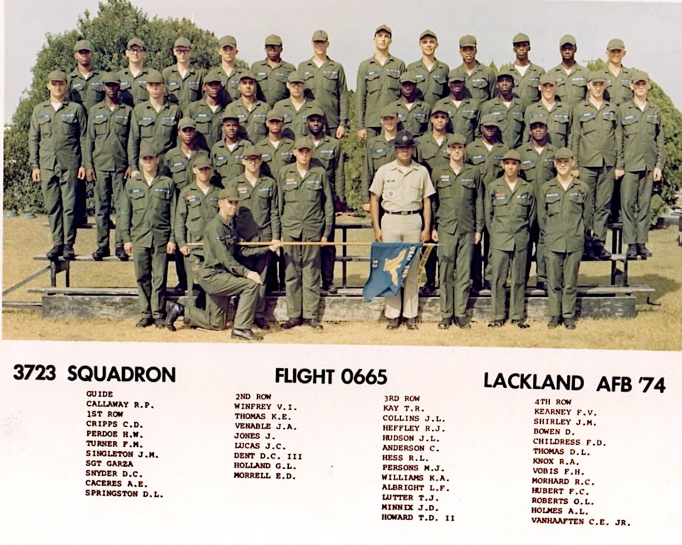 1974, Lackland AFB, Squadron 3723, Flight 665