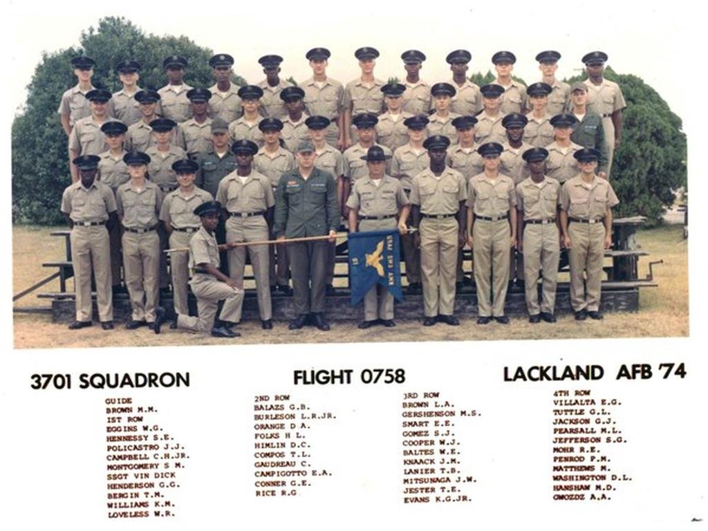 1974,LacklandAFB,Squadron 3701, Flight 0758