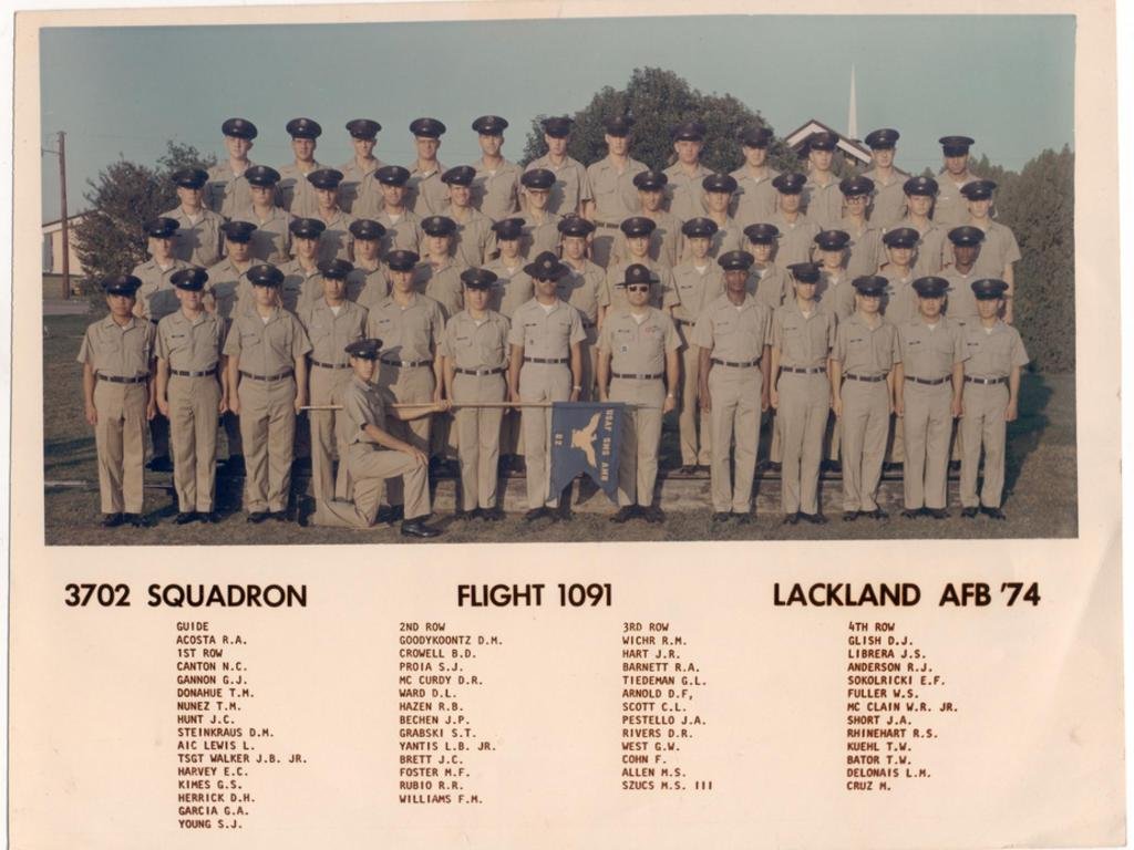 1974,LacklandAFB,Squadron 3702, Flight 1091
