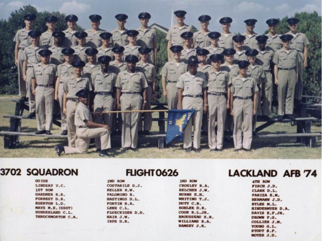 1974,LacklandAFB,Squadron 3702, Flight 0626
