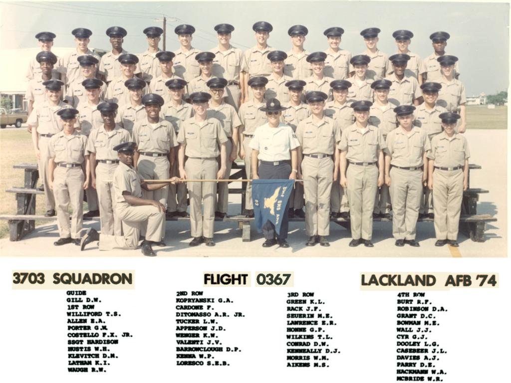 1974,LacklandAFB,Squadron 3703, Flight 0367