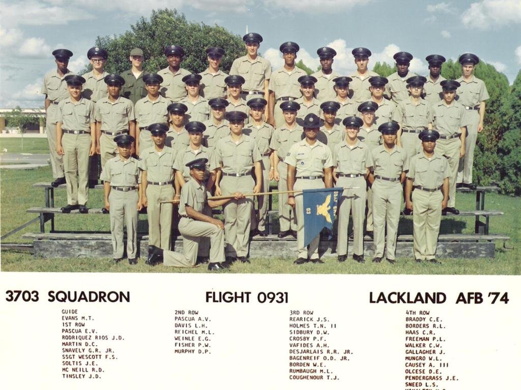 1974,LacklandAFB,Squadron 3703, Flight 0931