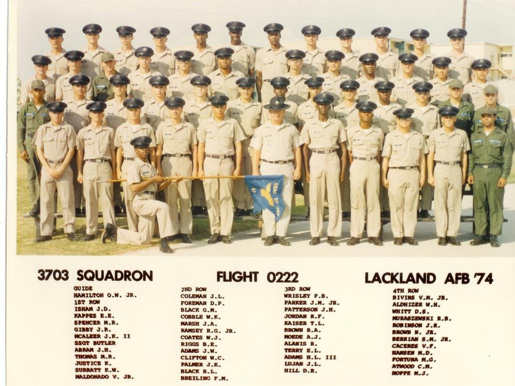 1974,LacklandAFB,Squadron 3703, Flight 0222
