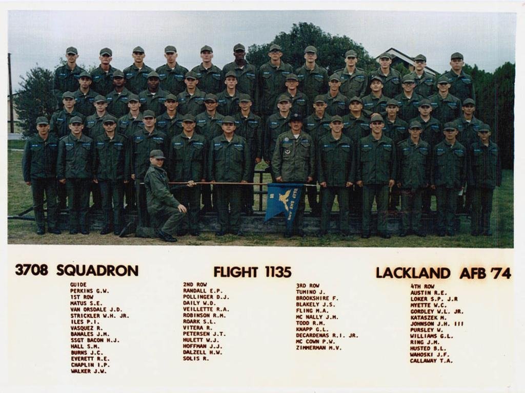 1974,LacklandAFB,Squadron 3708, Flight 1135