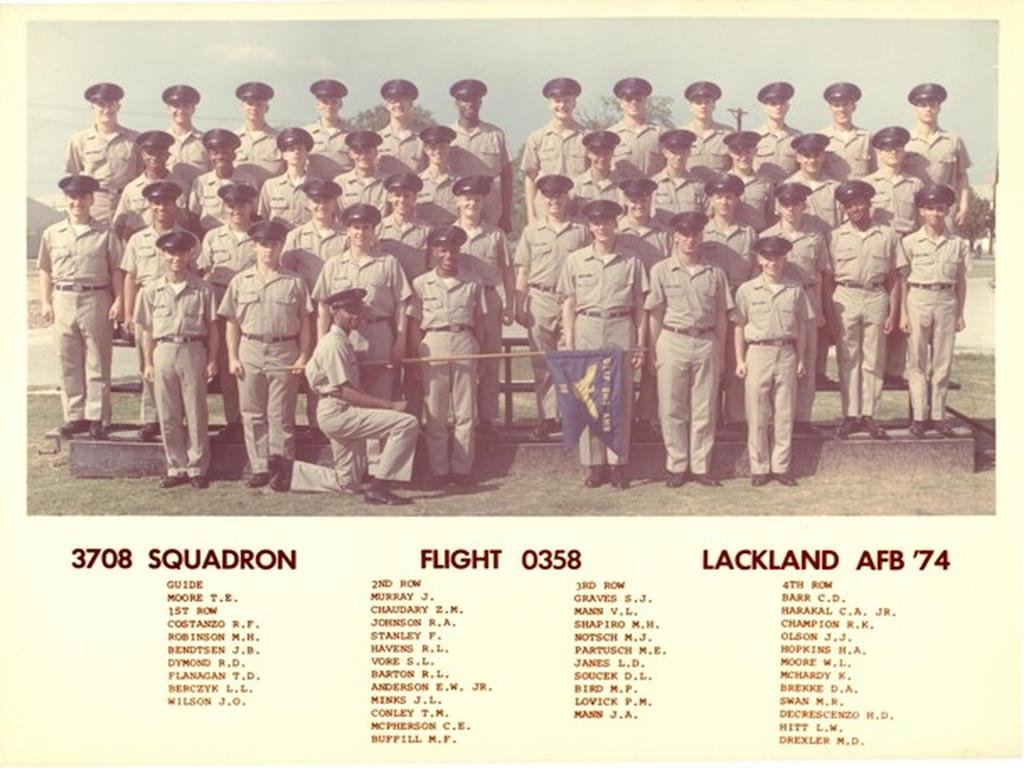 1974,LacklandAFB,Squadron 3708, Flight 0358
