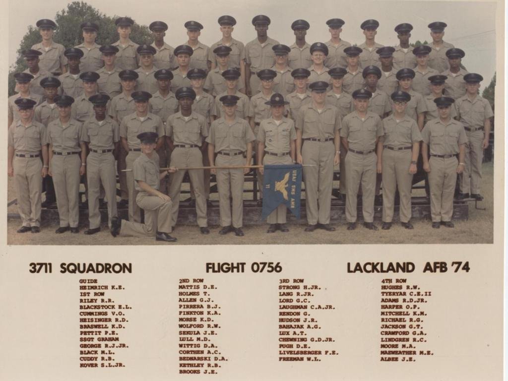 1974,LacklandAFB,Squadron 3711, Flight 0756
