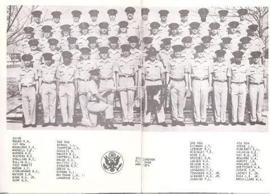 1974,Lackland AFB,Squadron 3702,Flight 0166