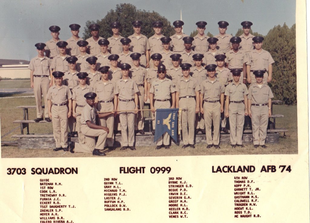 1974,Lackland AFB,Squadron 3703,Flight 999