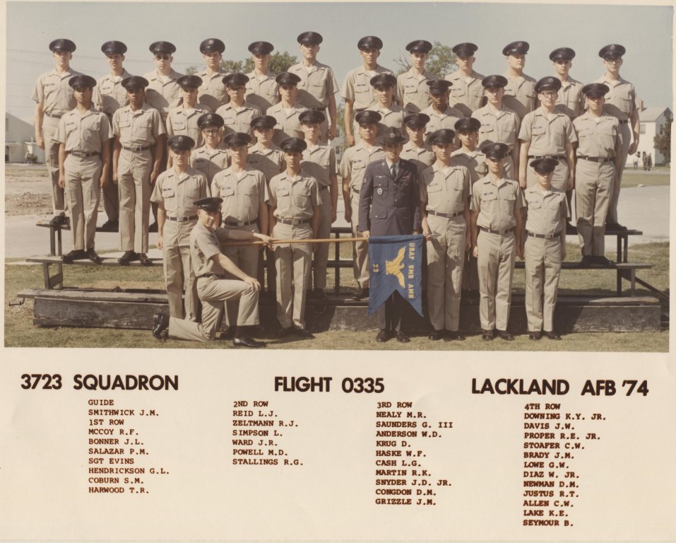 1974,Lackland AFB,Squadron 3723,Flight 0335