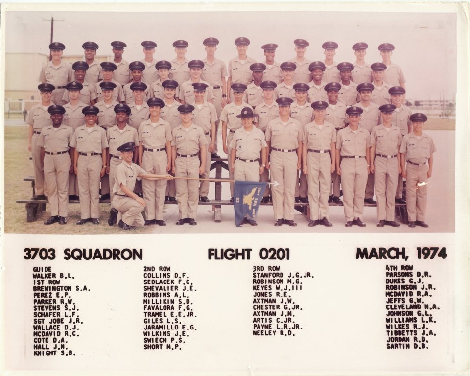 1974,Lackland AFB,Suadron 3703,Flight 201