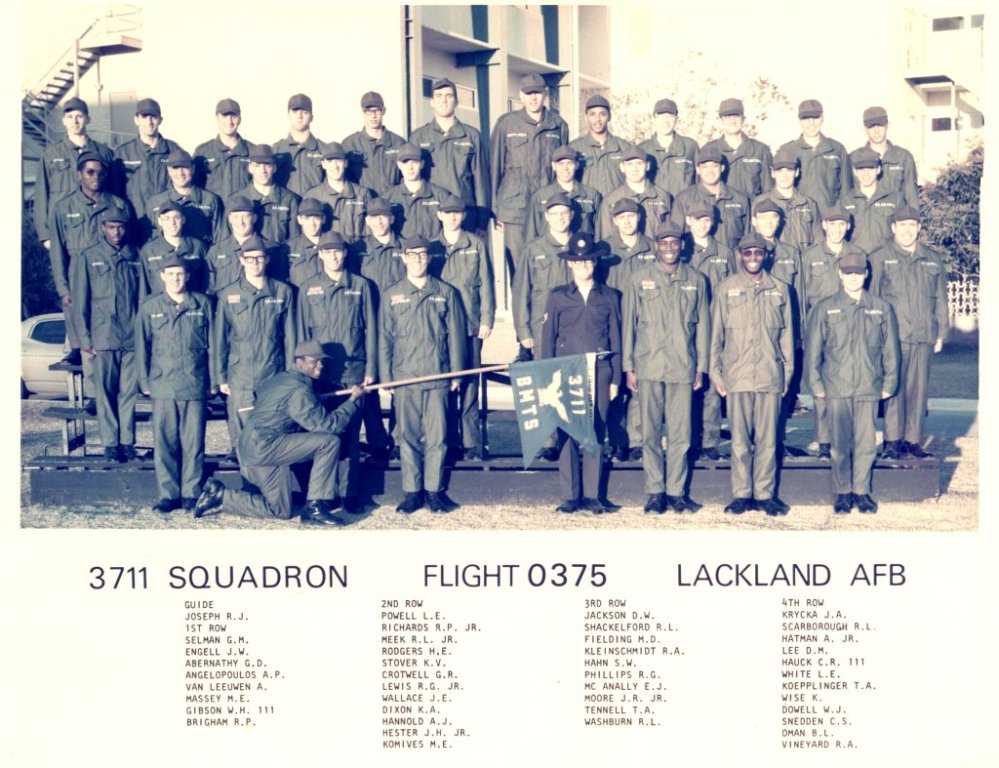 1975,LacklandAFB,Squadron 3711, Flight 0375