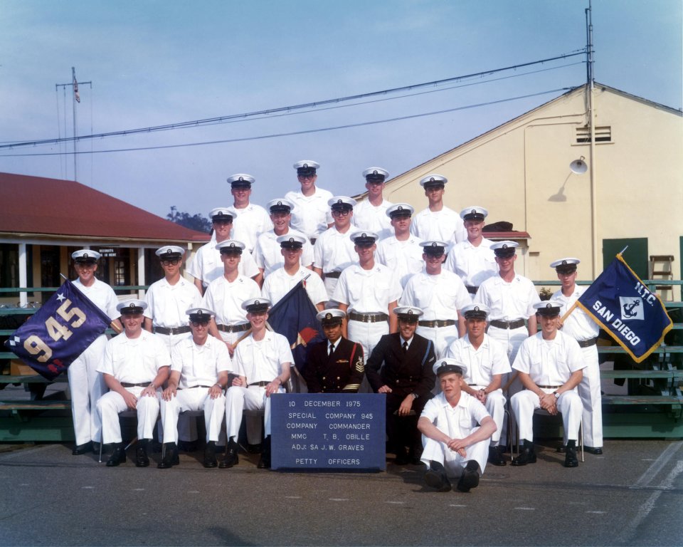 1975, RTC San Diego, Company 945 Petty Officers
