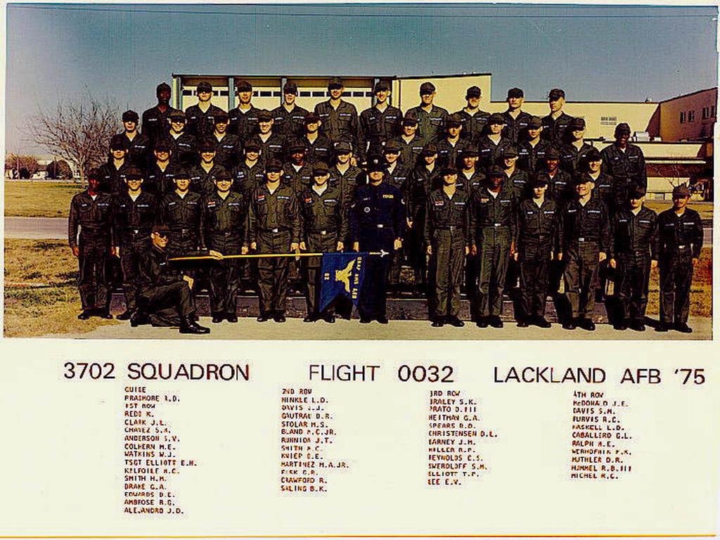 1975,LacklandAFB,Squadron 3702, Flight 0032