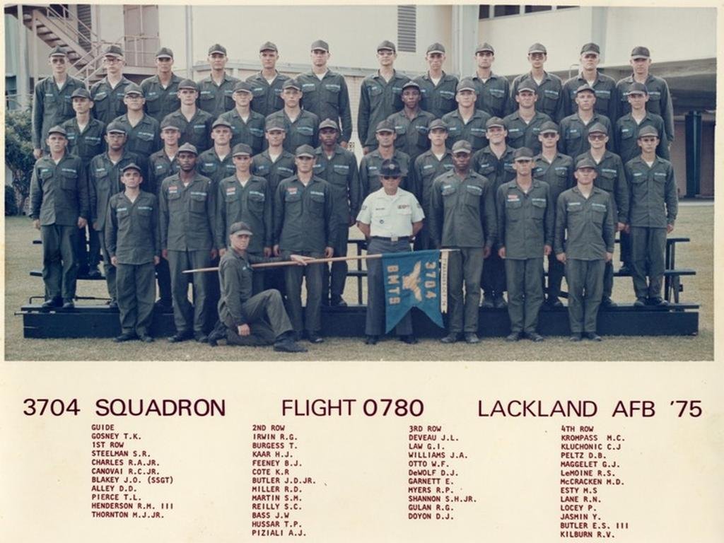 1975,LacklandAFB,Squadron 3704, Flight 0780
