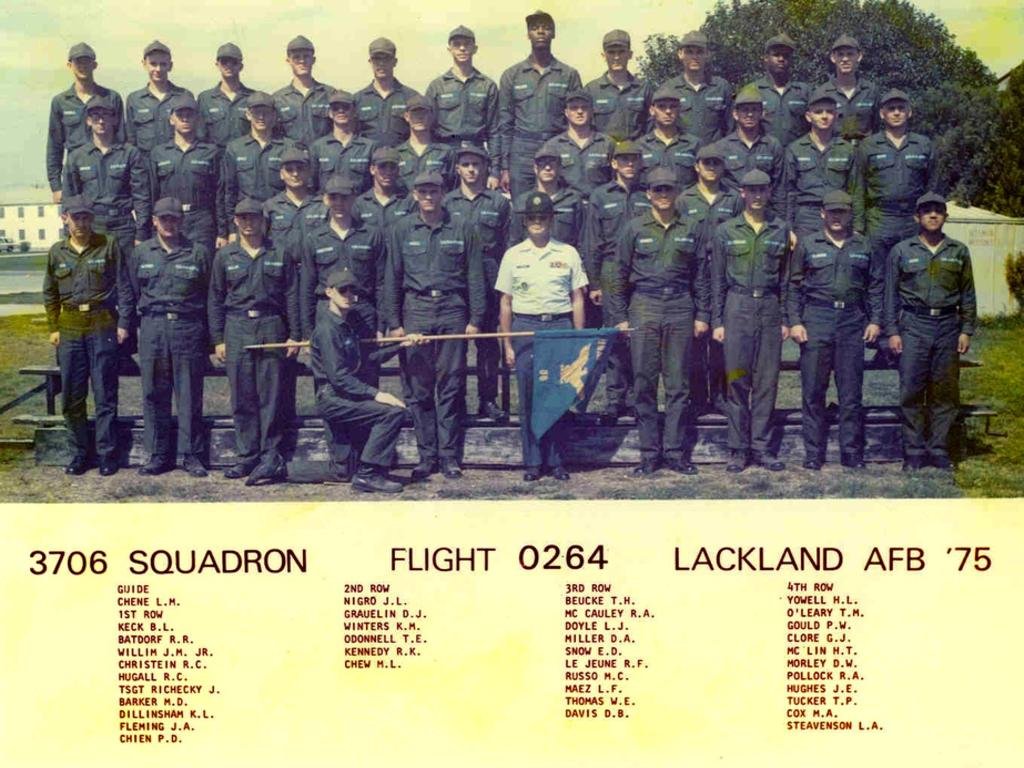 1975,LacklandAFB,Squadron 3706, Flight 0264